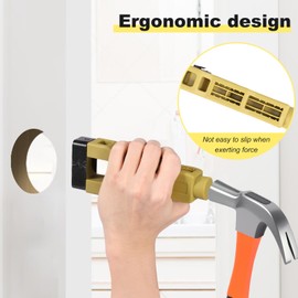 Door Latch Mortise Tool Impact Resistance Non Slip Textured Surface Latch Tongue and Groove Kit for 1-3/4 1-3/8 Inch Thick Door..(Green)