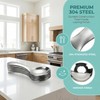6-Pack Mini Stainless Steel Condiment Spoons, Small Jar Spoons for