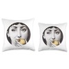Lina Cavalieri Fornasetti Throw Pillow