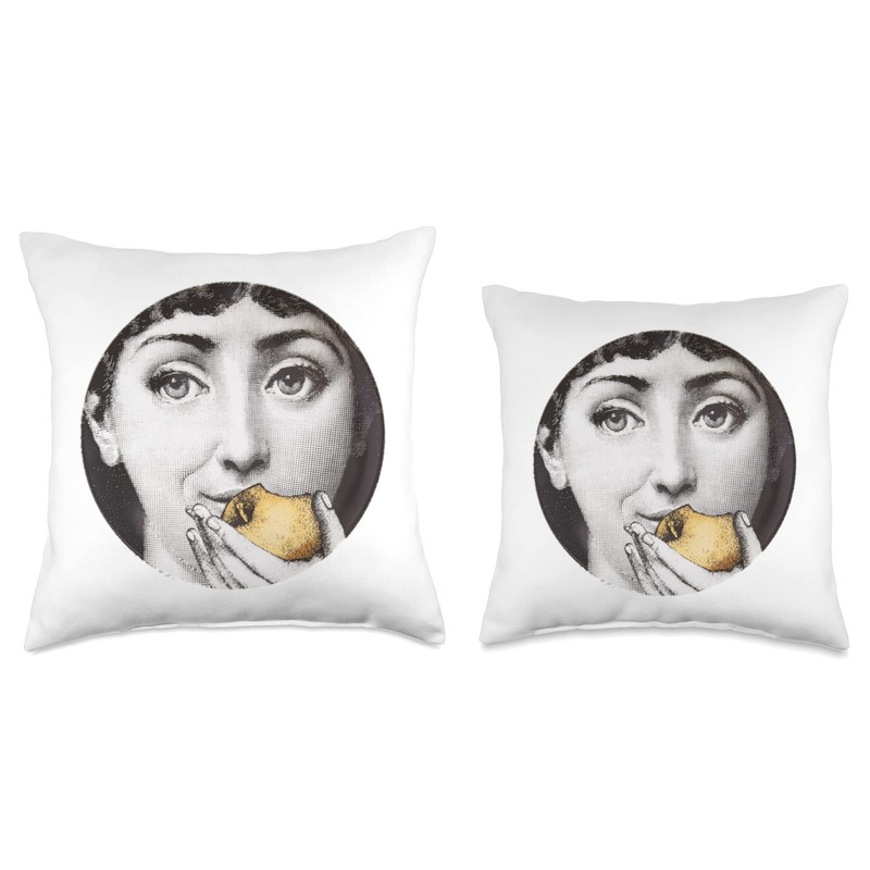 Lina Cavalieri Fornasetti Throw Pillow