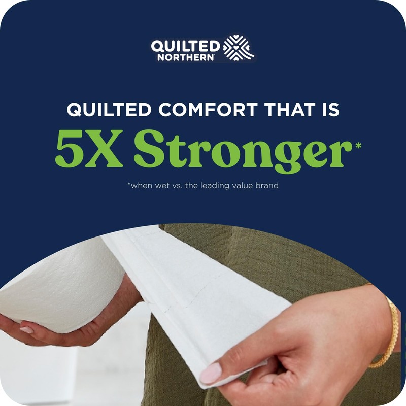 Quilted Northern Ultra Soft & Strong Toilet Paper, 6 Mega