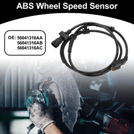 Partuto ABS Wheel Speed Sensor No.56041316AA/56041316AB/56041316AC Front Right ABS Sensor Anti Lock System Sensor for Jeep Grand Cherokee 1999-2004