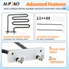 Aupoko Heating Element 9907090033, 800W 220-230Volt Grill Heating Tube Replacement