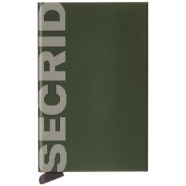 SECRID Card Protector Laser Logo, Very Slim Credit Card Holder Wallet with RFID protection - Green