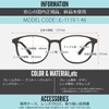 John Lennon JL-1119 Glasses Frame, 1, 46 Sizes, Titanium, Beta