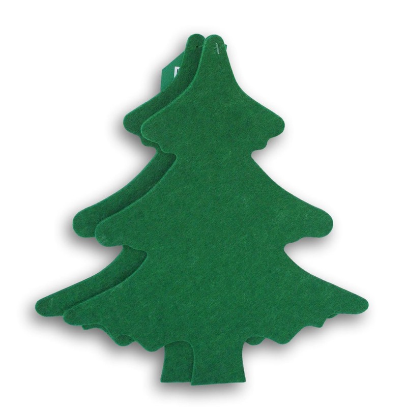 Large Christmas Tree Cutouts for Holiday Kids Crafts - Felt