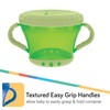 Nuby 2-Pack Snack Keepers, Blue and Green