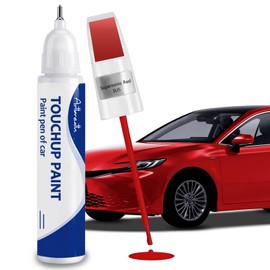 Supersonic Red (3U5) Touch Up Paint for Toyota-Exact Match–Chips and Nicks Car Paint Scratch Repair Kit Automotive Paint Pen for Avalon/RAV4/Camry/Corolla/Highlander/Prius/Sequoia/Sienna/Tacoma