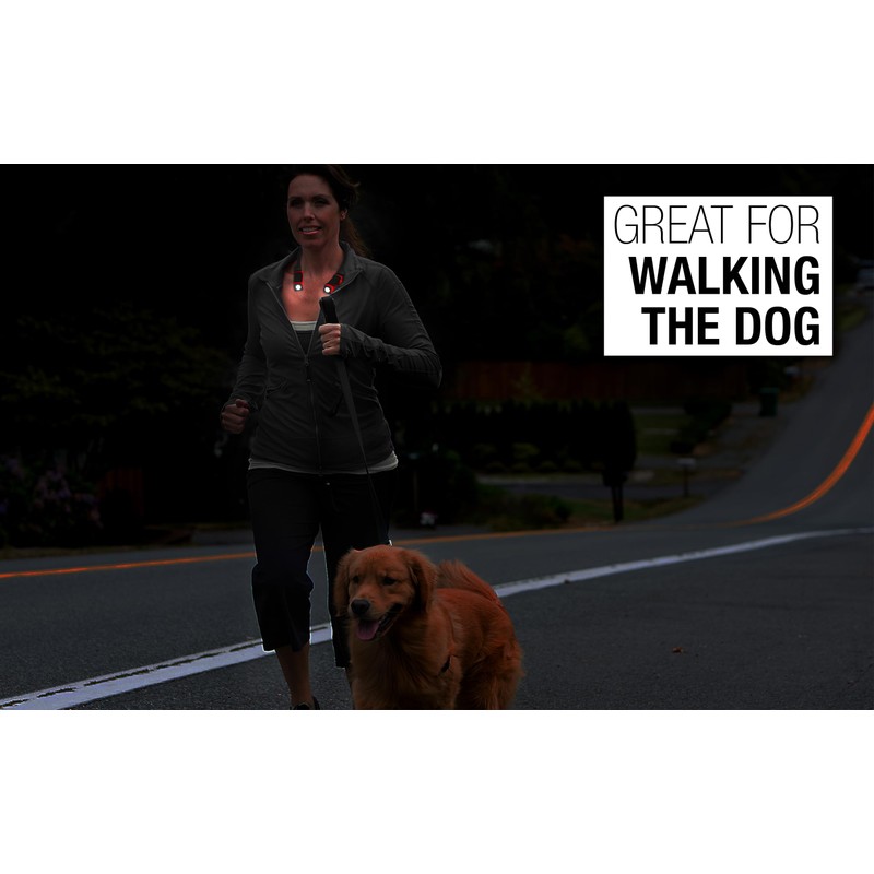 EZRED Bright NK10 ANYWEAR Neck Light for Hands-Free Lighting, Red