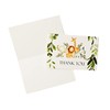 50 Pack Jungle Safari Greenery Thank You Cards, Cute Thank