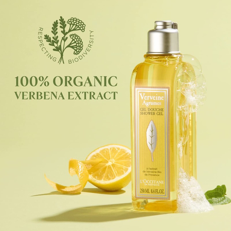 L'OCCITANE Citrus Verbena Shower Gel Refill, 16.90 Fl. Oz