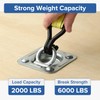 Donext Recessed D-Ring Tie Down Anchors (6,000 lb. Capacity) -