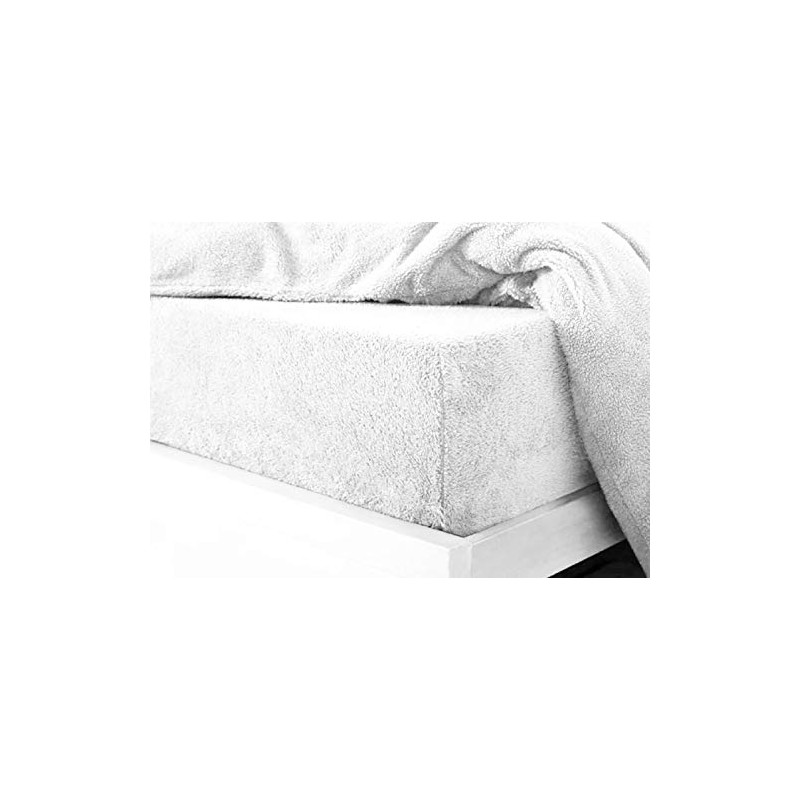 Glamptex Deep 30CM Teddy Bear Fur Sherpa Fleece Fitted Sheet,