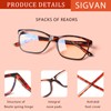 SIGVAN Ladies Reading Glasses Blue Light Blocking Spring Hinge Fashion