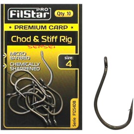 PRO FILSTAR Chod & Stiff N4 Fishing Hook Set - Hooks for Carp Fishing - Carp Fishing Accessories - Pop Up Boilies Carp Hooks - Carp Fishing Hooks - Fishing Accessories Carp Rigs