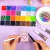 NEBURORA 30000 Pcs 28 Colors Resin Jelly Rhinestones for Bedazzling