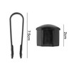 NUZAMAS 20Pcs Wheel Nut Caps 21mm Black Wheel Nut Covers