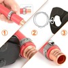 40 Pack 10.3mm-12.8mm Single Ear Hose Clamps PEX Cinch Clamps