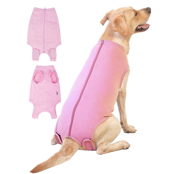 Caslfuca Dog Surgery Recovery Suit - After Spay, Abdominal Wounds