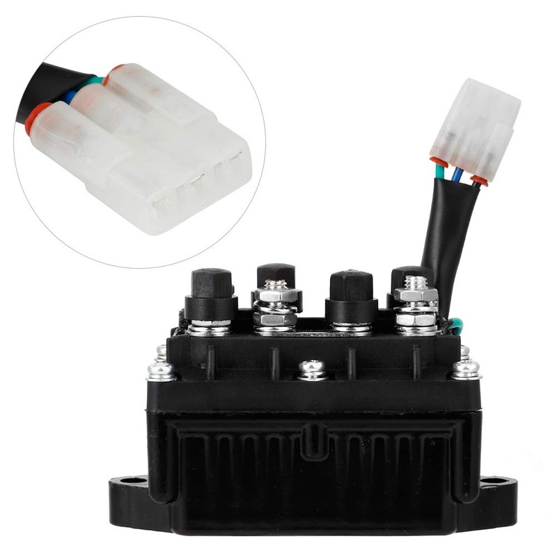 Solenoid, ATV Winch Solenoid Valve Assembly Fit for Arctic Cat
