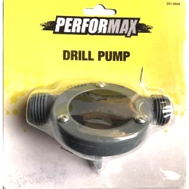 Performax Self Priming Fluid Transfer Electric Drill Pump Standard Garden Hose Thread