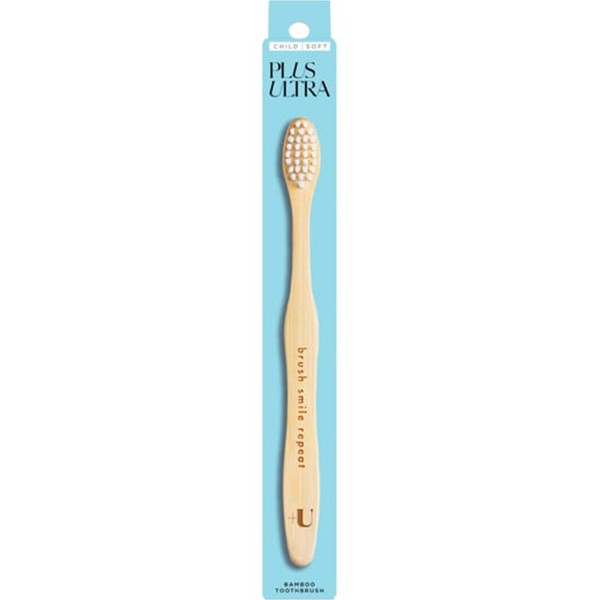 Plus Ultra Bamboo Toothbrushes For Kids, 4-Pack / Soft: Brush