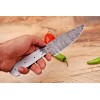 Damascus 12" Damascus chef Knife Blank Blade Handmade Forged kitchen