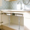 Kingrol 2-Pack Stainless Steel Undermount Sink Brackets, 17.7"-29.5" Adjustable Sink