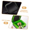 OHPHCALL 2pcs Small Hearing Aid Case Hearing Aid Storage Box