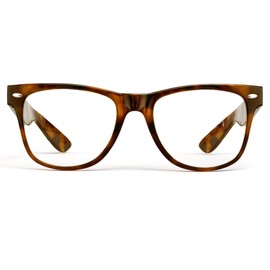 grinderPUNCH Blue Light Blocking Glasses for Women Men | Computer Gaming Glasses for Women Men | Anti Eyestrain Glasses (Maple Tortoise, Rectangular)
