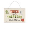 Horror-Shop Trick Or Treaters Welcome Sign 20x30cm