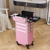 efunmodern 4 in 1 Aluminum Cosmetic Makeup Case Tattoo Box