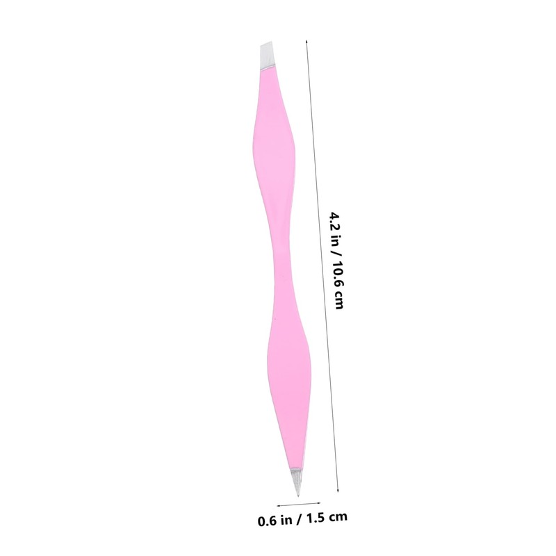 IWOWHERO Eyebrow Tweezers Set Double-ended Stainless Steel Tweezers for Hair