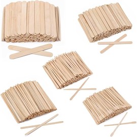 1000Pcs Waxing Sticks Set, 5 Style Wax Wood Body Hair Removal Sticks Applicator Spatula for Hair Removal, Spa and Home Usage