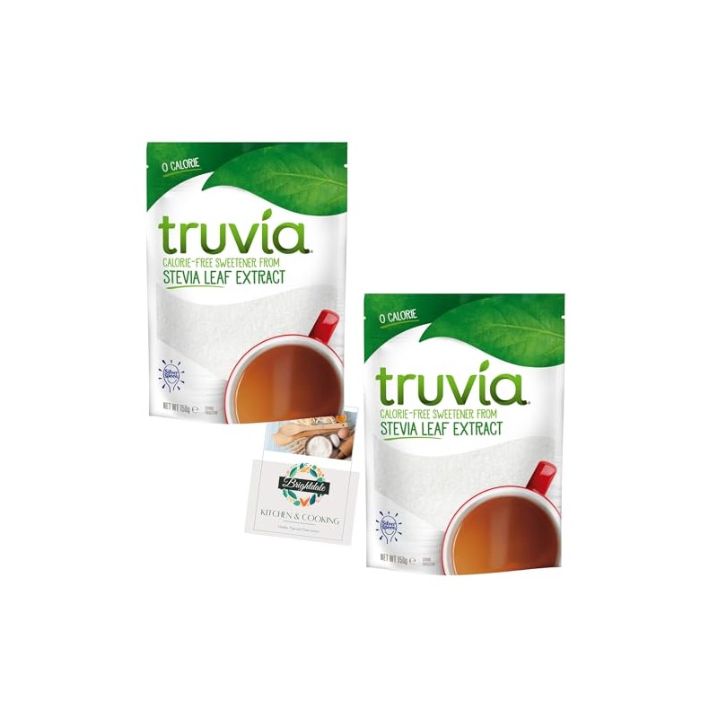 Stevia Sweetener Bundle with Truvia Sweetener Pouch 150g 2 Pack