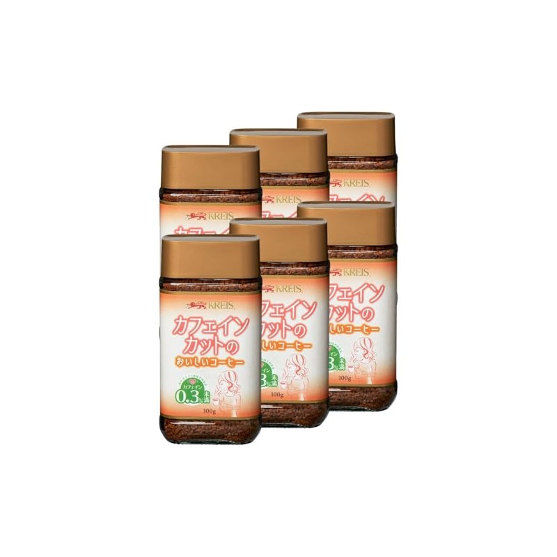 Chris Caffeinated Coffee 100g 6 Pieces Shigematsu Boeki Instant Caffeinated