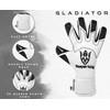 Keeperking GladiatorKing Negative Cut Professional Men's Goalkeeper Gloves with Professional