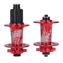 2pcs Bolany Bicycle Hub Red Aluminium Alloy 32 Holes 4 Bearing Sealed Bike Disc Hub for Mountain Cycling