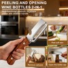 2 Pack Vegetable Peeler With Wooden Handle,Multi Functional Vegetable Peeler