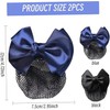 2 redecillas para moño gorros para el cabello con lazo