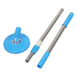 LeoJiang Spin Mop Replacement Handle 360 Degrees Rotating Telescopic Replacement Handle Cleaning Tool Accessories Enhanced Thickened Version Blue,Spin Mop Pole Handle Replacement