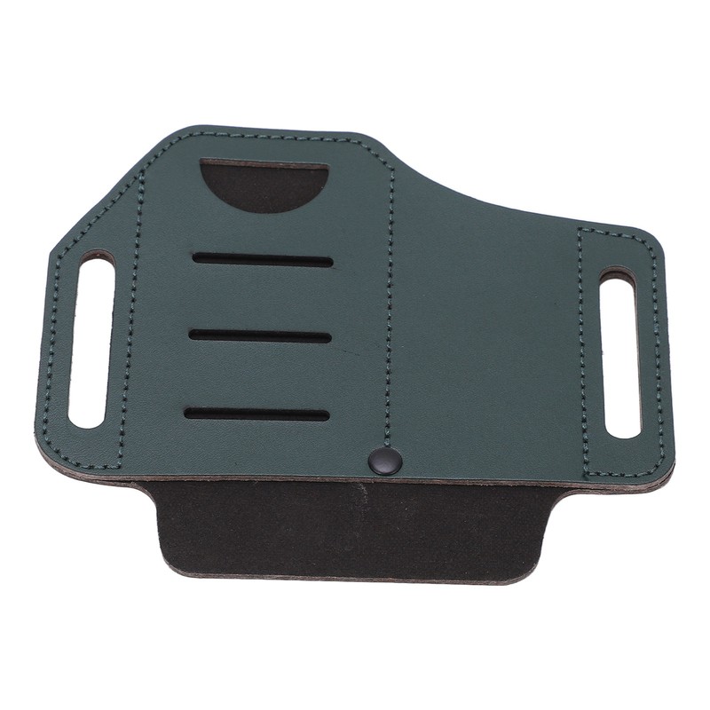 Leather Sheath EDC Organizer Multi Pockets Essentials Carrier Multitool Belt