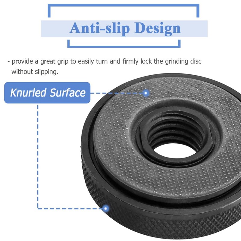 Eyech M10 Thread Angle Grinder Self-Locking Pressure Plate, Quick Release