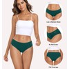 coskefy Women's Underwear Soft Strench Breathable Cotton Panties Ladies Hipster