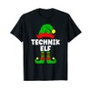 Technik Elf IT Christmas Outfit Family Partner Look Costume T-Shirt,