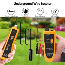 Underground Wire Locator Upgrade, RockyMars Cable Tester for Invisible Fence for Dogs, Circuit Breaker Finder, Electric Fence Wire Tracer, Wire Break Locator, etc.