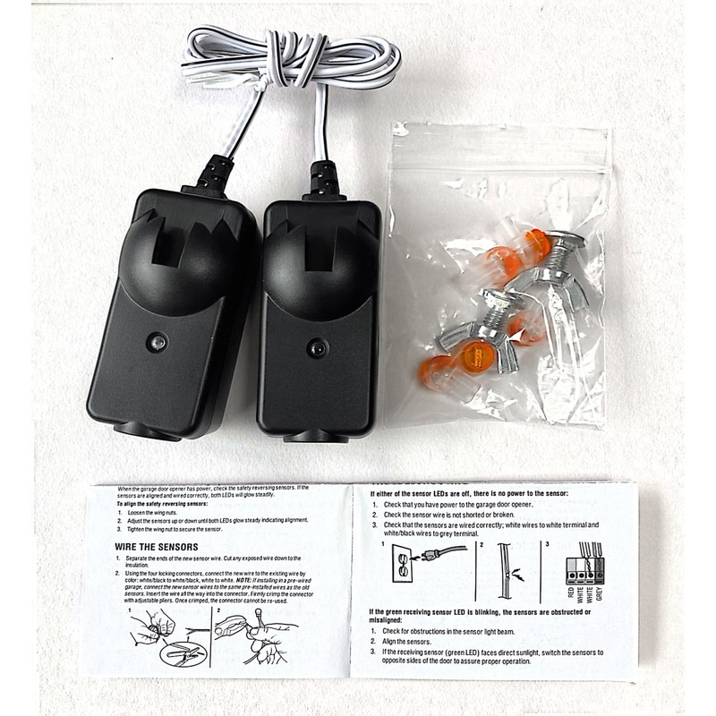 41A5034 Garage Safety Sensor Kit Compatible with Liftmaster Sears Chamberlain