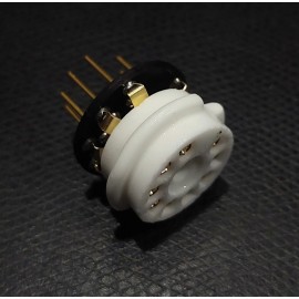 GARAGE1217 LOW PROFILE 9 PIN NOVAL TO 9 PIN NOVAL TUBE SOCKET SAVER