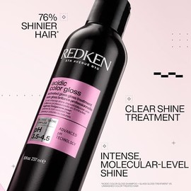 REDKEN- Tratamiento Acidic Color Gloss|Tratamiento activador de brillo intenso y protección de color| Acondicionamiento profundo para cabello teñido|C