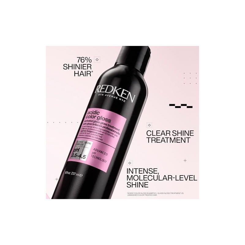 REDKEN- Tratamiento Acidic Color Gloss|Tratamiento activador de brillo intenso y